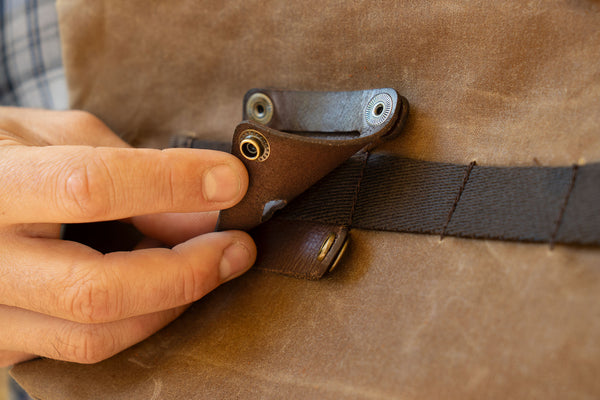 Attaching a MItten Scissor holster to a Daggerfish FIeld Bag using a MOLLE Strap Adapter