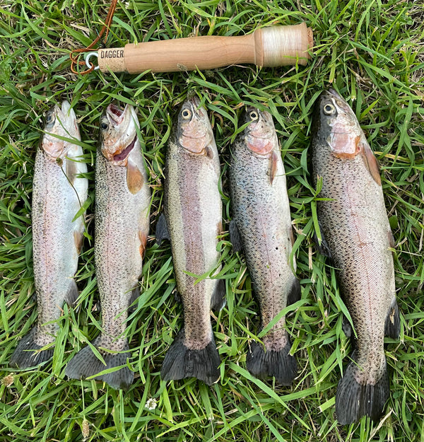 Solid Maple Wood Fishing Rod Rack